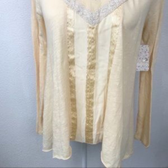 Free people high neck embroidered blouse - Picture 3 of 7